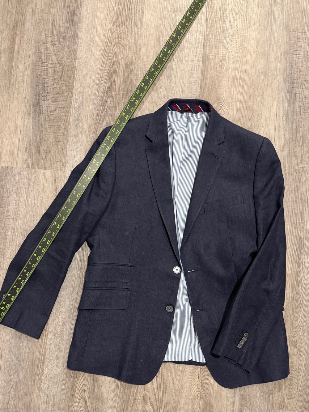 Banana Republic Navy Linen 3 Pocket Suit - Picture 8 of 13